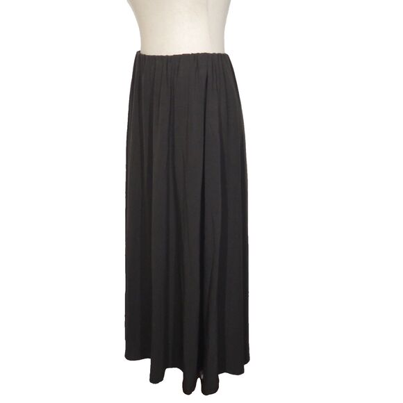 OGL Gray Cotton Blend Umbrella Maxi Skirt With Pockets Size Small - Picture 8 of 10